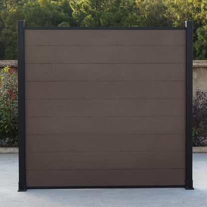 Mondaria 6 ft Composite Privacy Fence Panel Outdoor courtyards extremely low-maintenance privacy