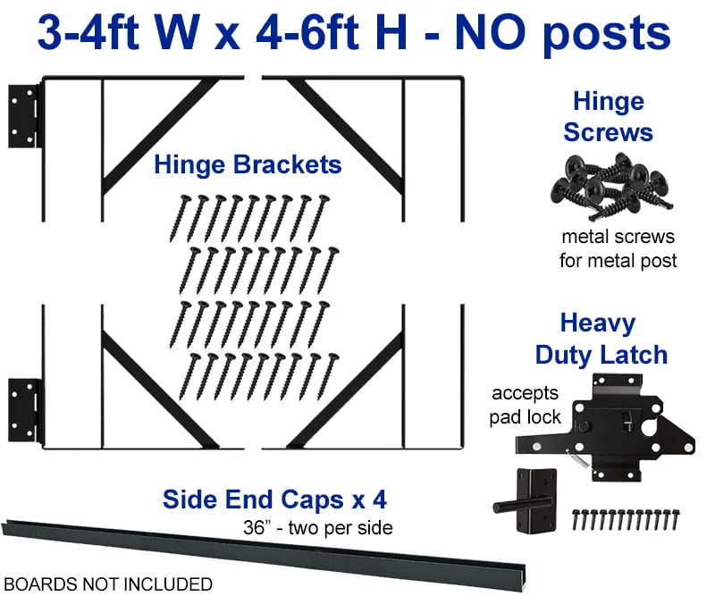 Mondaria Gate Kits For Horizontal Composite Fences