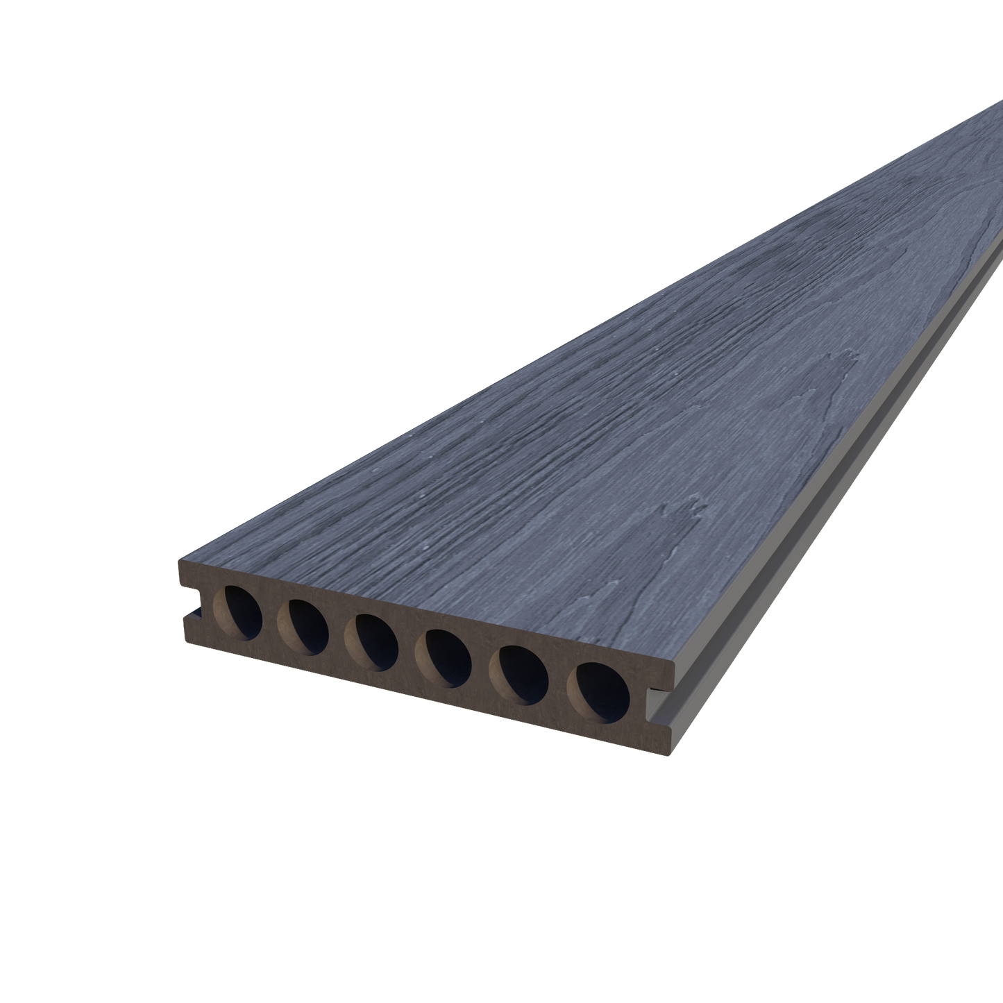 Mondaria Composite Decking Boards 96in*5.4in*0.9 Courtyard Terrace Rigid Surface Hard