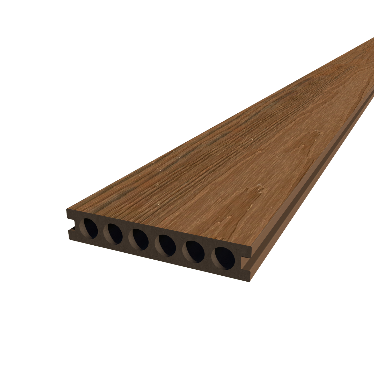 Mondaria Composite Decking Boards 96in*5.4in*0.9 Courtyard Terrace Rigid Surface Hard