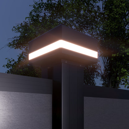 Mondaria Solar Post Cap Lights Outdoor 1 Color Modes for 2.75*2.75 Mondaria Posts Fence （1/4/12)