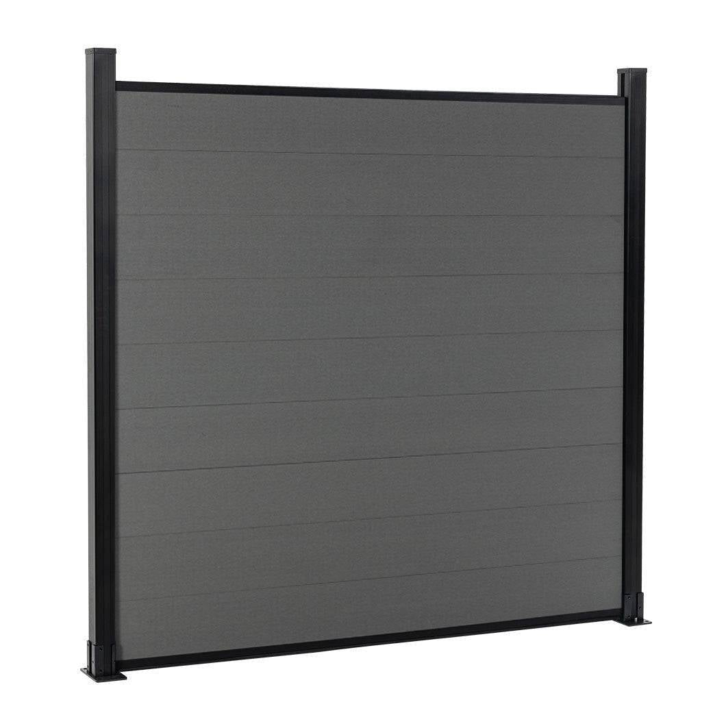 Mondaria 6 ft Composite Privacy Fence Panel Outdoor courtyards extremely low-maintenance privacy