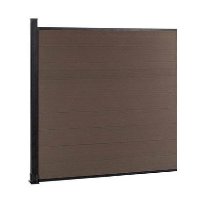 Mondaria 6 ft Composite Privacy Fence Panel Outdoor courtyards extremely low-maintenance privacy