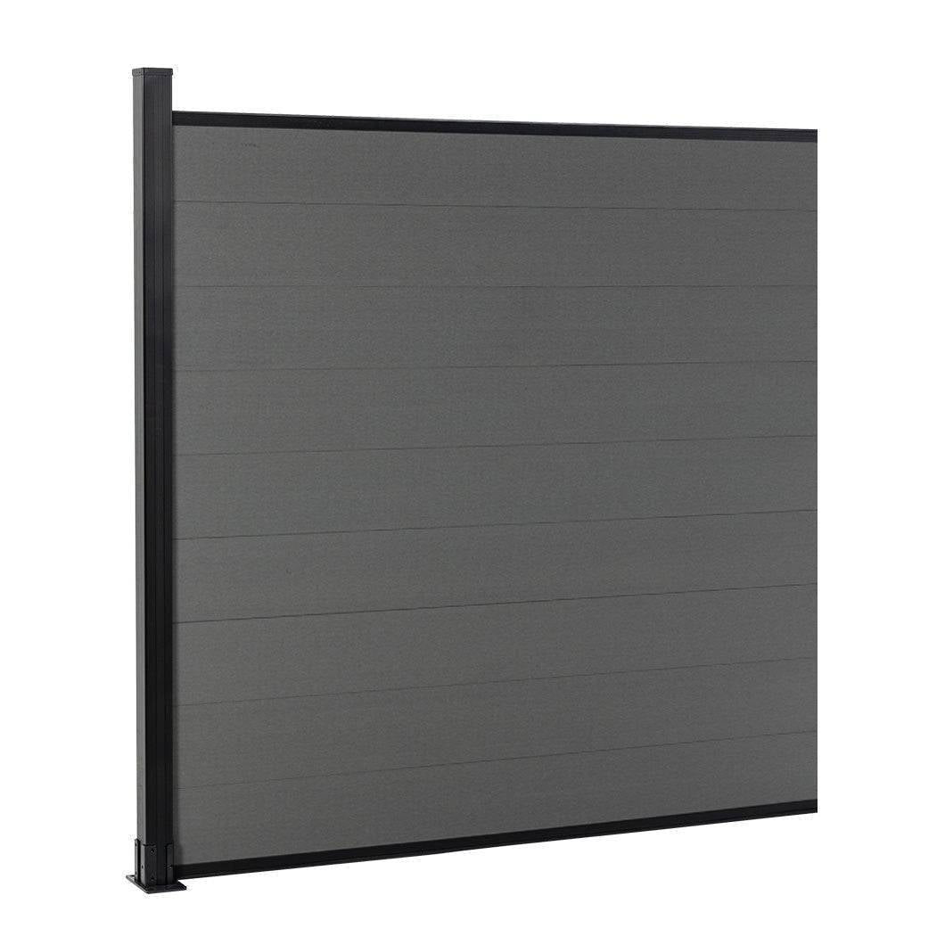 Mondaria 6 ft Composite Privacy Fence Panel Outdoor courtyards extremely low-maintenance privacy